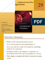 Corporate Finance: Credit Management