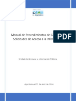 Manual de Procedimiientos de Gestión de Solicitudes de Acceso A La Informacion