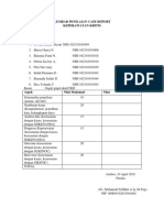 Lembar Penilaian Case Study Kritis