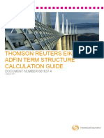 Thomson Reuters Eikon Adfin Term Structure Calculation Guide