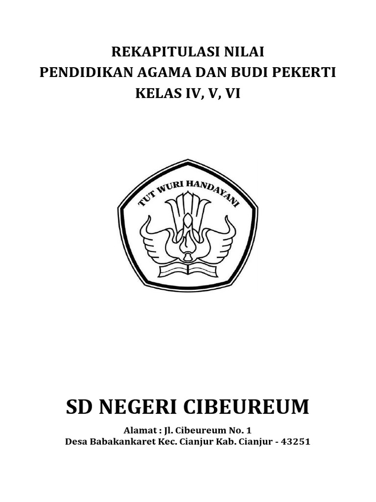 Rekapitulasi Nilai Cover | PDF