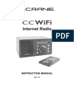 CC WiFi Internet Radio Instruction Manual