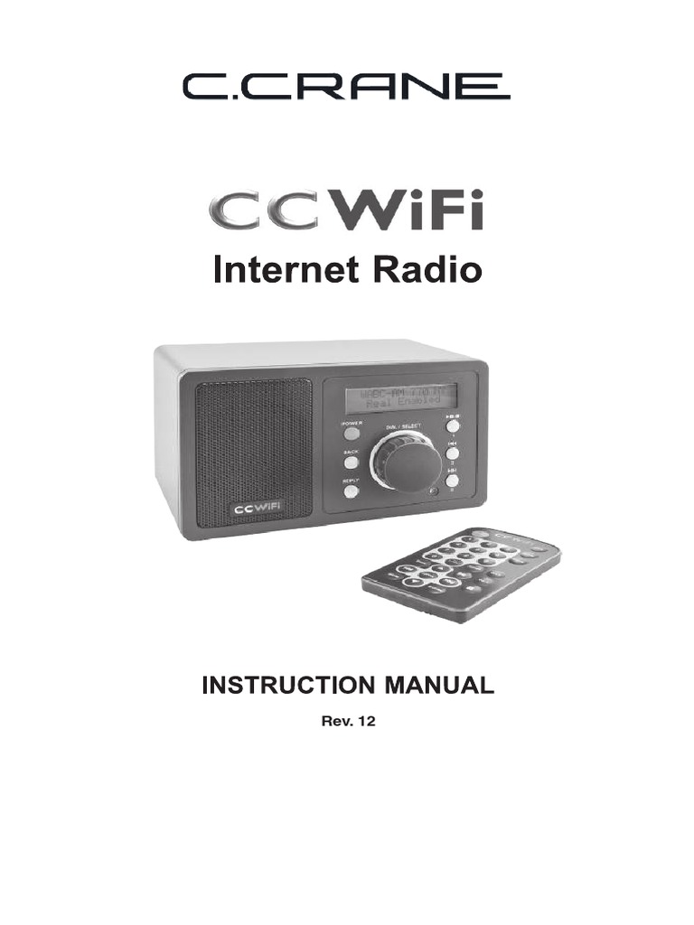 CC WiFi Radio Instruction Manual PDF