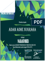 Sertif Adam Adhe PDF