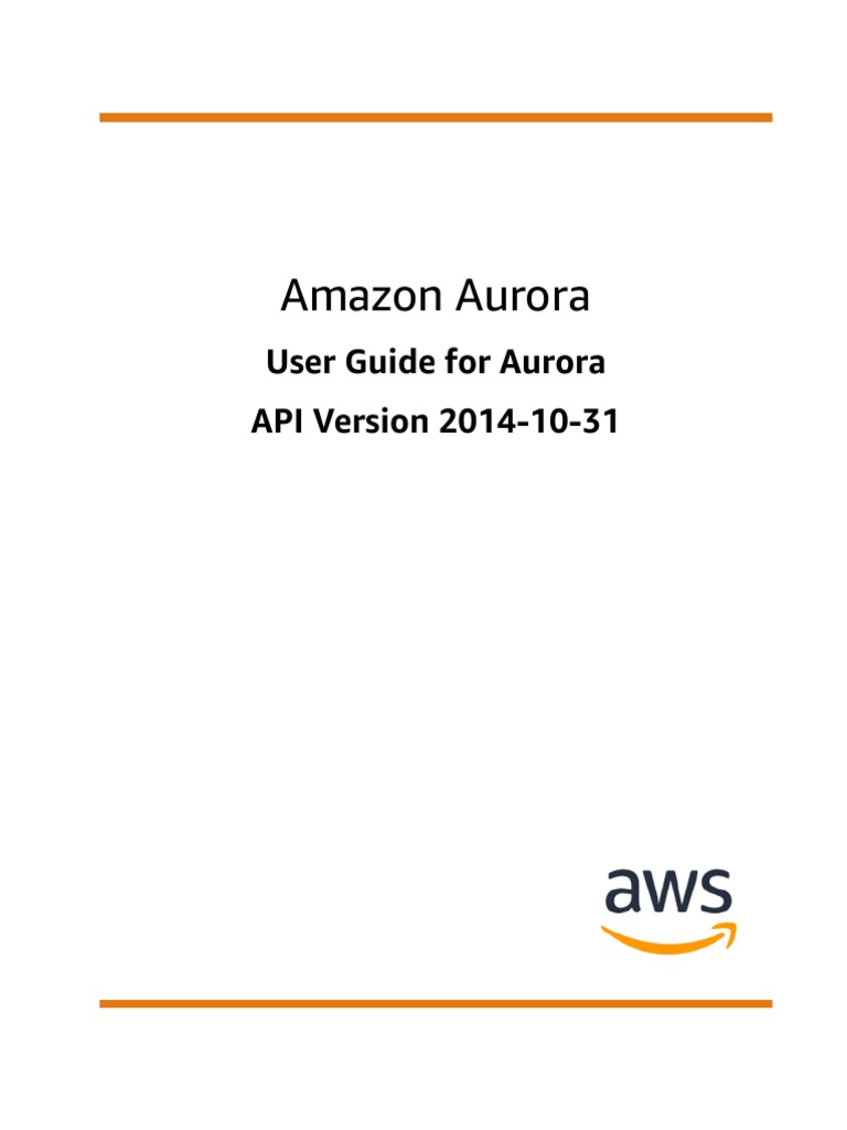 Aurora Ug | PDF | Postgre Sql | Databases