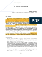 Almuth Grésillon - La Crítica Genética, Orígenes y Perspectivas