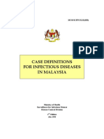 7 Case Definitions of Infectious Disease in Malaysia