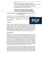 Accuracy of Shrinkage Prediction Models in High Performance Concretes Containing Slag and Silica Fume PDF