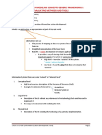 Chapter 5: Meta Modeling Concepts Generic Frameworks I: Evaluating Methods and Tools