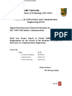 MU - MIT Final Thesis on Signal Detection and Channel Estimation