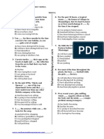 TENSES TEST COVERS PAST, PRESENT AND FUTURE