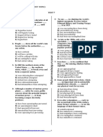 Tenses / Test 7 (60 Adet Soru)