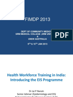 4_Health Workforce Training India - Introducing EIS Training Program