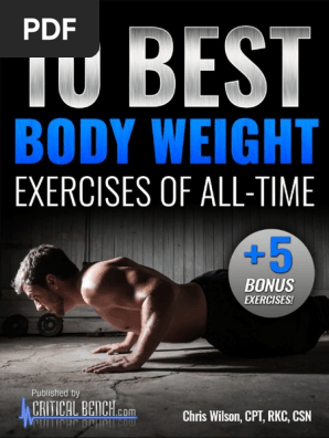 10 Bestbodyweightexercises Strength Training Weight Training