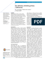 Biotinidase Deficiency Mimicking PID