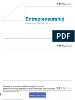Social Entrepreneurship: Will Make This Slide Look Nice