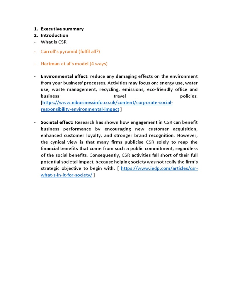 Assignment Structure | Download Free PDF | Corporate Social ...