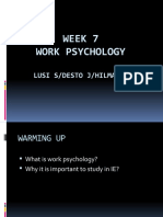 Minggu 7 - Work Psychology