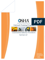 Outreach Training Program: Construction Industry Procedures
