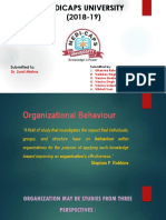 Organizational Behaviour