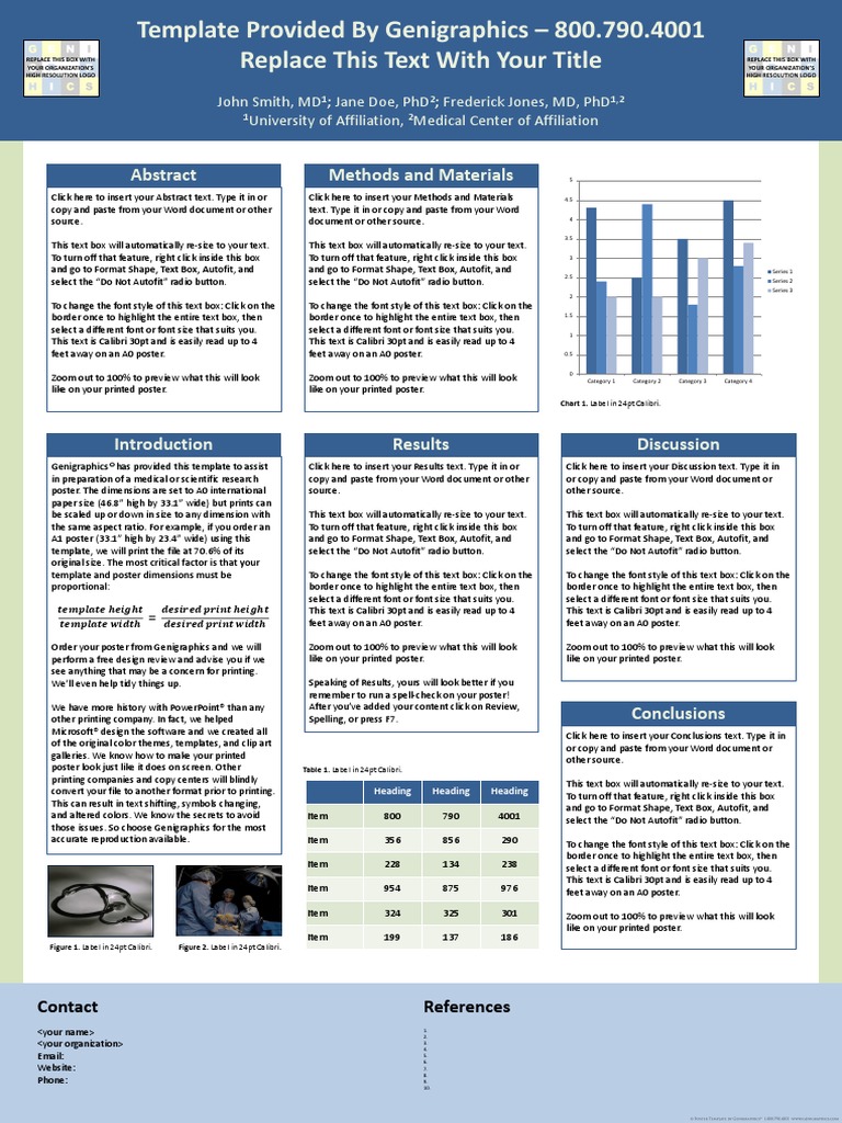 Genigraphics Poster Template A22  PDF  Typefaces  Microsoft Word Within Powerpoint Poster Template A0