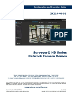 Surveyor® HD Series Network Camera Domes: Configuration and Operation Guide