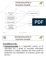 Entrepreneurship in Economic Growth: 2/13/2019 Mahendran S/ EDP/Unit-I 1