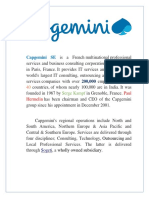 Capgemini's Global IT Consulting and Services