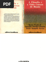  a Filosofia e a Visao Comum Do Mundo B Prado Jr O P Pereira T S Ferraz 1981