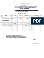 Jadwal Dinas Kamar Operasi Mei