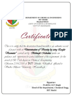 Certificate For College Work