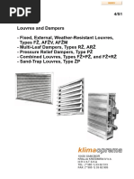 Louver Catalogue Overview | PDF | Galvanization | Duct (Flow)