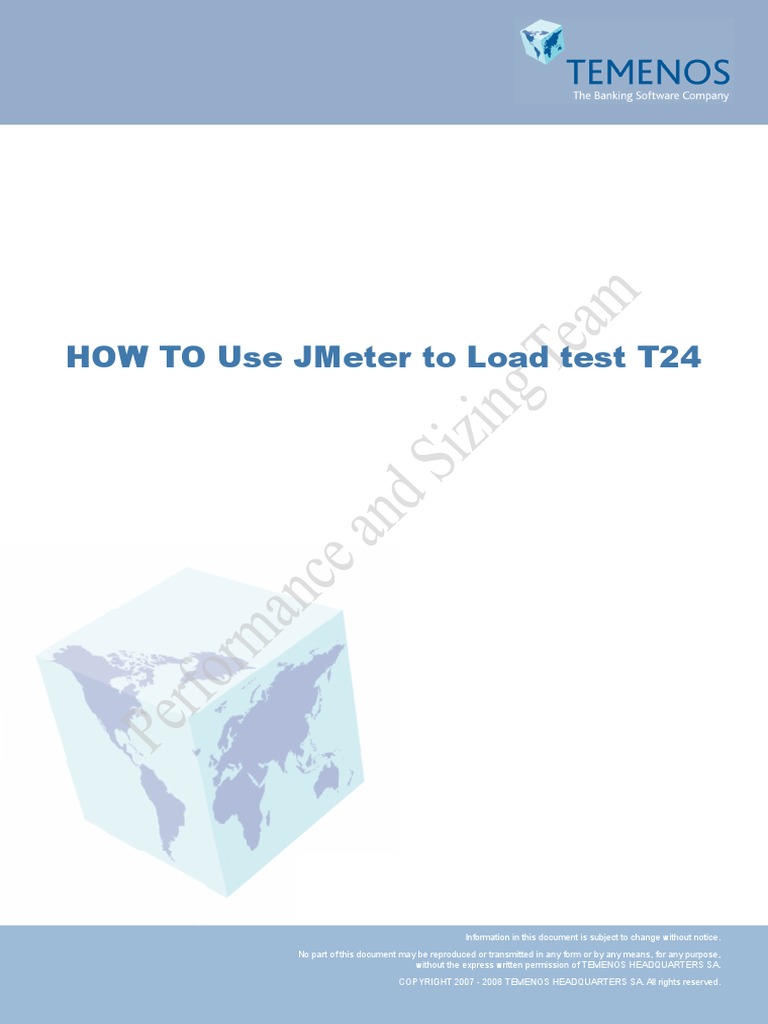 HOW To Use Jmeter To Load Test T24 | PDF | Transmission Control ...