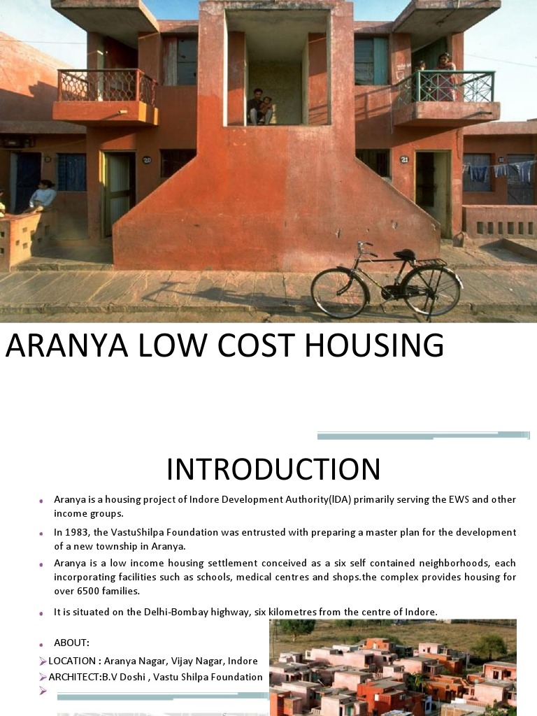 aranya low cost housing case study