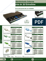 s03xxx00 Bandeja de Fibra Optica