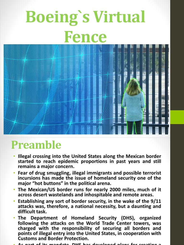 case study 5 1 boeing virtual fence