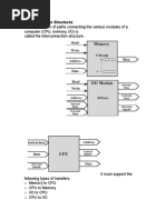 The Collection of Paths Connecting The Various Modules of A Computer (CPU, Memory, I/O) Is Called The Interconnection Structure