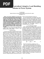 PMU Based Centralized Adaptive Load Shedding Scheme in Power System