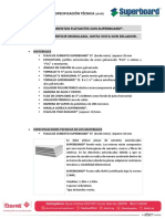 Superboard ETERNIT-Ficha Técnica