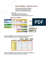 Buscar Objetivo Tabla de 1 y 2 Variables