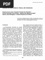 Causas de Deficiencia Visual Em Criancas