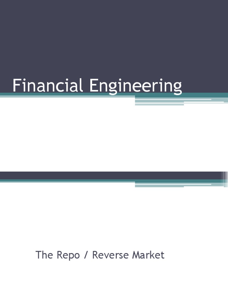 Repo Market Strategies Explained | PDF | Repurchase Agreement | Bonds ...