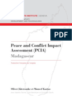 Peace and Conflict Impact Assessment (PCIA): Madagascar, October 2010 -- Traduction française de l'anglais