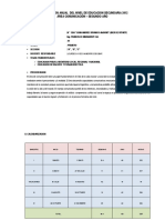 Programacion Anual Del Nivel de Educacion Secundaria 2012 Área Comunicación - Segundo Año