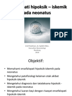 Ensefalopati Hipoksik - Iskemik Dan Luaran Neurologis Pada Neonatus