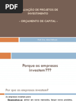 Aula 4 - Orçamentos de Capital