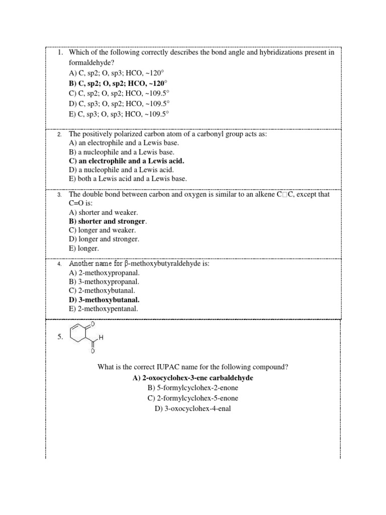 Chem PDF Ester Aldehyde