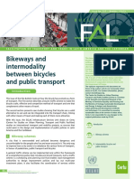 Bikeways and Intermodality Between Bicycles and Public Transport
