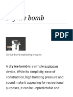 Dry ice bomb theroy