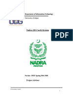 Nadra (ID Card) System: Department of Information Technology